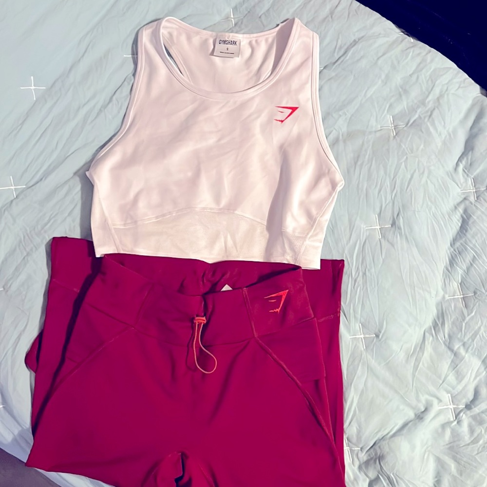 Gym shark Outfit-tank and leggings